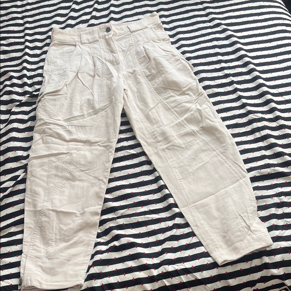 Coach Women’s Cream Cargo Pants